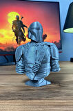 Star Wars Mandalorian Büst Figür 15 cm - Efsanevi Koleksiyon Figürü