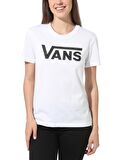 Vans O Yaka Baskılı Beyaz Kadın T-Shirt VN0A3UP4WHT1 FLYIN