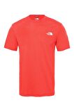 The Northface Erkek Reaxion Amp Crew - Eu T93Rx3674 Tişört Mavi-S