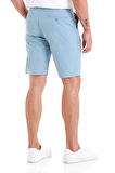 Mavi Slim Fit Düz Yandan Cepli Basic Şort | 42
