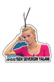 Müge Anlı Anlat Sen Seversin Yalanı Tasarımlı Oto Araç Kokusu ve Aksesuarı