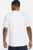 Nike Sportswear Clup Beyaz Pamuklu Erkek Spor Tişört 