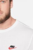 Nike M Nsw Club Tee Erkek Beyaz Tişört AR4997-100
