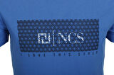Erkek Tişört Bisiklet Yaka Sax %100 Pamuk Slim Fit Baskılı T-shirt NCS JEANS 1925