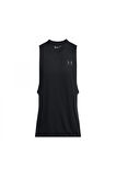Under Armour 1329286 Ua Left Chest Cut Off Tank Siyah Erkek Atlet
