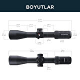 Victoptics S4 4-16X44 FFP Tüfek Dürbünü OPFF-01