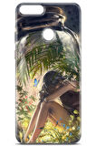 Huawei P Smart 2017 uyumlu Girls 27 HD Desenli Kelebek ve Genç Kız