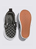 Vans Siyah - Gri Bebek Yürüyüş Ayakkabısı VN0A3488EO01-TD Slip-On V