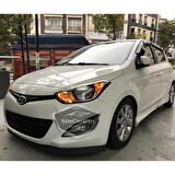 Hyundai İ20 2008-2014 Uyumlu Üniversal Astra H lip Esnek Ön Lip 2 Parça Tampon Altı Dil Karlık Ön Ek