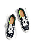 Siyah Kadın Kanvas Lifestyle Ayakkabı 100103B17W-Oca Low Canvas