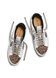 Beyaz - Çok Renkli Kadın Lifestyle Ayakkabı 411301W85W - SALVAS Leather Leopard