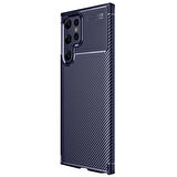 Gpack Samsung Galaxy S25 Ultra Kılıf Negro Karbon Kamera Korumalı Silikon