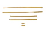 TOYOTA COROLLA AE101 93/98 ÖN/ARKA KAPI BANDI SET SİYAH YAPIŞKANLI (6 PARÇA)