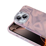 Gpack Apple iPhone 16 Kılıf Parlak Taş Detaylı Airbagli Esila Kapak