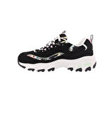Skechers D'Lites-Blooming Fields 149794-BKMT Kadın Spor Ayakkabı Siyah Multi