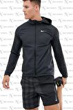 Nike Essential Hooded Running Su Tutmaz Kumaş Kapüşonlu Erkek Spor Ceket