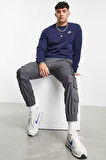 Nike Sportswear Club Crew Standart Kesim Lacivert Erkek Sweatshrit
