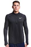 Nike Dri-Fit Element Running Yarım Fermuar Siyah Erkek Antreman Üstü