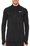 Nike Dri-Fit Element Running Yarım Fermuar Siyah Erkek Antreman Üstü