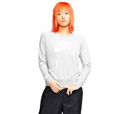 Nike W Nsw Essntl Flc Gx Crew Kadın Gri T-shirt - 
