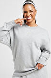 Nike Phoenix Fleece Oversize Kesim Kadın Gri Sweatshrit