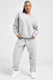 Nike Phoenix Fleece Oversize Kesim Kadın Gri Sweatshrit
