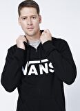 Vans O Yaka Siyah Erkek Sweatshırt VN0A456CY281 CLASSIC ZIP HOODIE II
