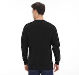 Vans Siyah - Beyaz Erkek Sweatshırt VN0A456AY281 VANS