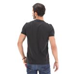 B0A2BPR0011-R Timberland Ss Dunstan River Jersey Crew Tee Slim Erkek T-Shirt Siyah