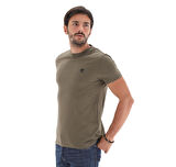 B0A2BPRA581-R Timberland Ss Dunstan River Jersey Crew Tee Slim Erkek T-Shirt Yeşil