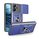 Gpack Realme Note 60 uyumlu Kılıf Pars Sürgülü Vega Yüzüklü Sert Silikon