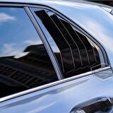 Vw Golf 8 2019 Sonrası Uyumlu Kelebek Cam Izgarası Kelebek Cam Vizörü Havalandırma Sağ Sol Takım Parlak Siyah