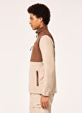 Oakley Bej Erkek Dik Yaka Polar Sweatshırt FOA403423 WHISTLER RC SWEATSHIRT