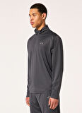 Oakley Gri Erkek Fermuarlı Polar Sweatshırt FOA404792 FOUNDATIONAL 1/4 ZIP