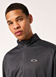 Oakley Gri Erkek Fermuarlı Polar Sweatshırt FOA404792 FOUNDATIONAL 1/4 ZIP