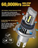 Fahren H4 New Forenner 120W 24000 Lümen 6500K Mini Boy LED Ampül