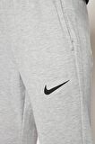 Nike Dri-Fit Fleece Erkek Gri Antrenman Eşofman Altı 