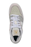 Nike AIR JORDAN 1 LOW Sneaker Erkek Ayakkabı Beyaz / Gri