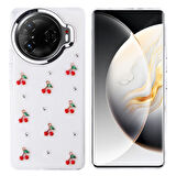 Gpack Tecno Camon 30 Pro 5G uyumlu Kılıf Kenarlar Airbagli Simli Şeffaf Kutup Kapak