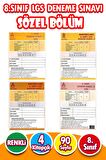 8.Sınıf LGS Deneme Sınavı - Sözel Bölüm - 4 Kitapcık 