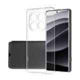 Gpack Xiaomi Redmi Note 14 Pro Plus uyumlu Kılıf Süper Silikon Kamera Korumalı Şeffaf