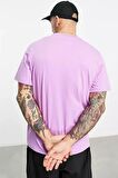 Nike Sportswear Clup Tee Lila Renk Erkek Spor Tişört