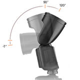Godox V1 Nikon Flash Kit (Yuvarlak Kafa)