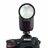 Godox V1 Nikon Flash Kit (Yuvarlak Kafa)