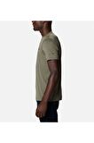 Columbia Erkek Yeşil Bisiklet Yaka T-Shirt