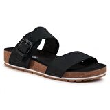 Timberland Malibu Waves Slide Black Nubuck Siyah Sandalet