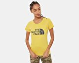 The North Face Sarı Kadın Günlük Tişört NF00C256ZBJ1 W Easy Tee