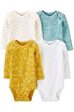 Carter's Layette Bebek 4'lü Body Çok Renkli 1I720410
