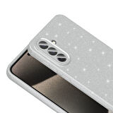 Gpack Samsung Galaxy A56 uyumlu Kılıf Koton Simli Silikon Arka Kapak Kamera Korumalı