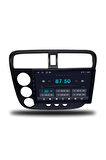 Honda Civic V-Tec Uyumlu Android Multimedya + CarPlay + 2001-2006 4GB RAM + 64GB Hafıza
